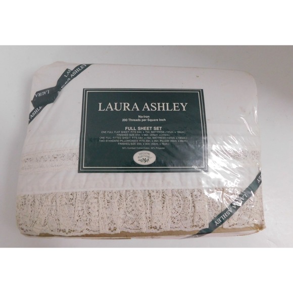 LAURA ASHLEY HOME‎ FULL SHEET SET 
